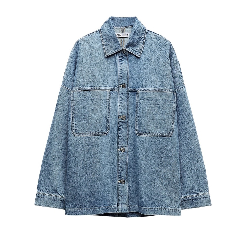 Oversized denim jacket
